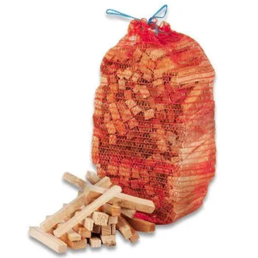 AMOS Kiln Dried Kindling Pine/Spruce Wood, 7-litre net with carry bag (1 pack)